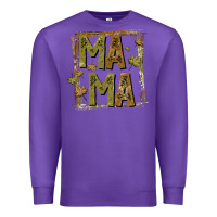 Purple mama fall Premium Sweatshirt - CowhideDigitalArt