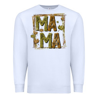 White mama fall Premium Sweatshirt - CowhideDigitalArt