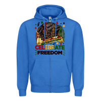 True Royal Juneteenth celebrate freedom Zipper Hoodie - FaDigitalArtStudio