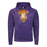 Cloud Purple Charolais Cow Vintage Hoodie - RanaPortraitStore