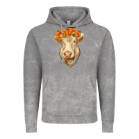 Cloud Rock Charolais Cow Vintage Hoodie - RanaPortraitStore