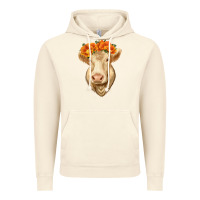 Vintage Artic Charolais Cow Vintage Hoodie - RanaPortraitStore