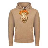 Vintage Coffee Charolais Cow Vintage Hoodie - RanaPortraitStore