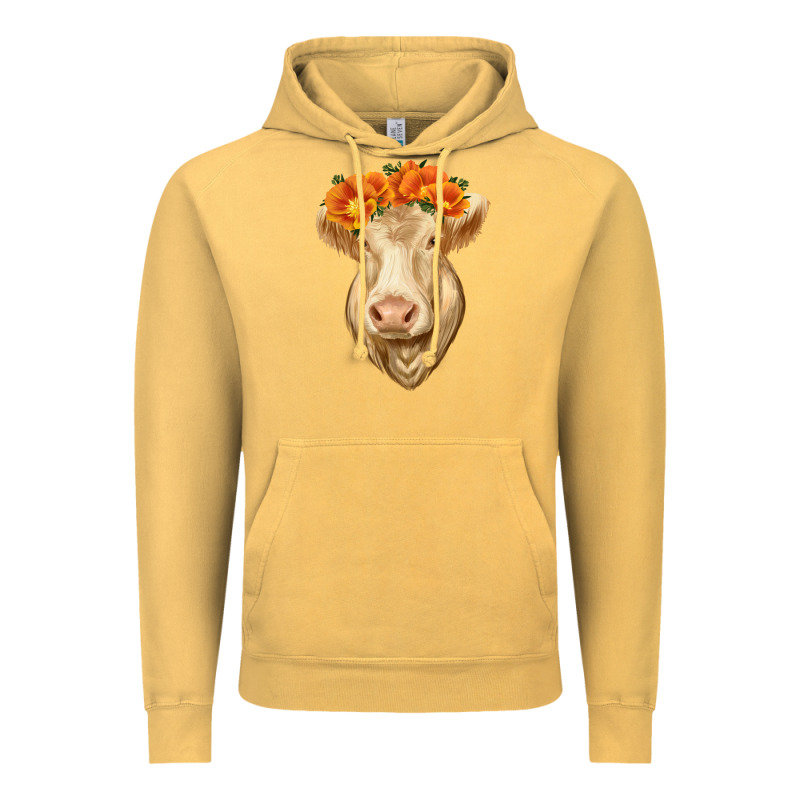 Charolais Cow Vintage Hoodie by RanaPortraitStore | Teevron