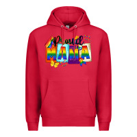 Cardinal proud mama Premium Hoodie - FaDigitalArtStudio