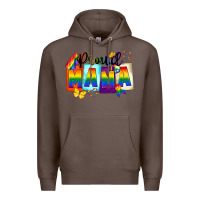 Coffee proud mama Premium Hoodie - FaDigitalArtStudio