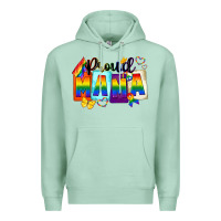 Seafoam proud mama Premium Hoodie - FaDigitalArtStudio