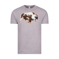 Vintage Zinc Cowhide Bison Silhouette Vintage Tee - Bettercallsaul