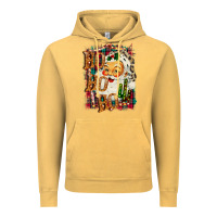 Vintage Mustard Ho Ho Ho Santa Vintage Hoodie - Bettercallsaul