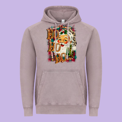 Ho Ho Ho Santa Vintage Hoodie Designed By Bettercallsaul