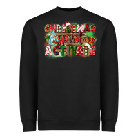 Black christmas spirit activate Heavyweight Sweatshirt - CowGirlArtShop