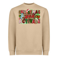 Mushroom christmas spirit activate Heavyweight Sweatshirt - CowGirlArtShop