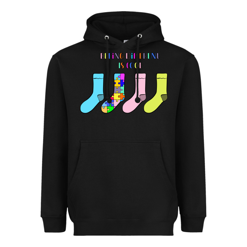 Titi Pretty Art Being Different Is Cool Heavyweight Hoodie by CowhideDigitalArt | Teevron