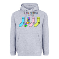 Heather Grey Titi Pretty Art Being Different Is Cool Heavyweight Hoodie - CowhideDigitalArt