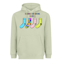 Matcha Titi Pretty Art Being Different Is Cool Heavyweight Hoodie - CowhideDigitalArt