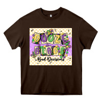 Chocolate Brown booze beads Heavy Core Tee - MaliasSmallBusiness