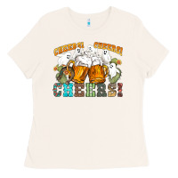 Bone western cheers with ghosts Ladies Tee - NancyCooperArtShop