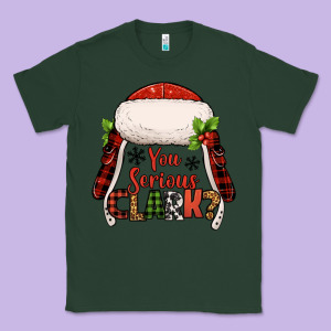 Western You Serious Clark Christmas Classic Tee Designed By Jasminsmagicworld