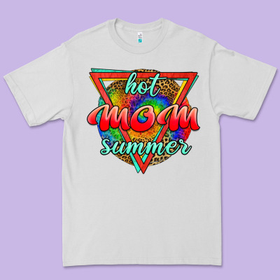 Hot Mom Summer Premium Tee Designed By Jahusdesignshop