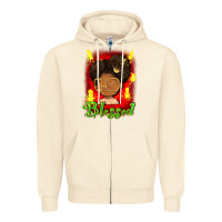 Sandshell blessed juneteenth Zipper Hoodie - FaDigitalArtStudio