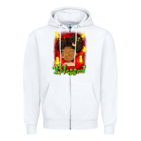 White blessed juneteenth Zipper Hoodie - FaDigitalArtStudio