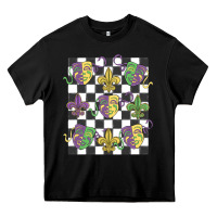 Black mardi gras Heavy Core Tee - MaliasSmallBusiness