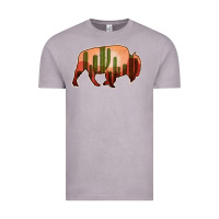 Vintage Zinc Cactus Bison Silhouette Vintage Tee - Bettercallsaul