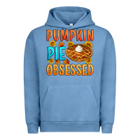 Pigment Pebble Blue Pumpkin pie obsessed Urban Hoodie - Artiststas