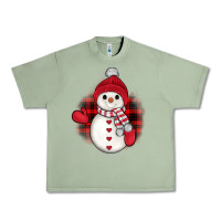 Oil Green snowman christmas Urban Heavy Tee - JahusDesignShop