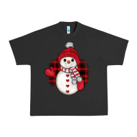 Pigment Black snowman christmas Urban Heavy Tee - JahusDesignShop