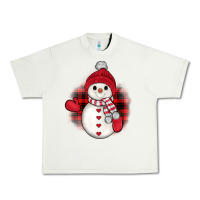 Snowman Christmas Urban Heavy Tee | Teevron