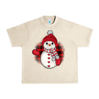 Sandshell snowman christmas Urban Heavy Tee - JahusDesignShop
