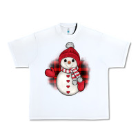 White snowman christmas Urban Heavy Tee - JahusDesignShop