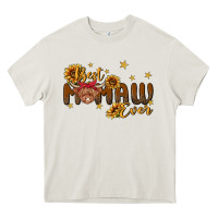 Cream best mamaw ever cow Heavy Core Tee - MaliasSmallBusiness