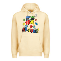 Pina Colada Au-some! Autism puzzle dabbing Premium Hoodie - FaDigitalArtStudio