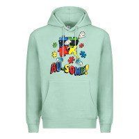 Seafoam Au-some! Autism puzzle dabbing Premium Hoodie - FaDigitalArtStudio