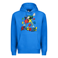 True Royal Au-some! Autism puzzle dabbing Premium Hoodie - FaDigitalArtStudio