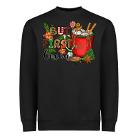 Black but first cocoa Heavyweight Sweatshirt - CowGirlArtShop