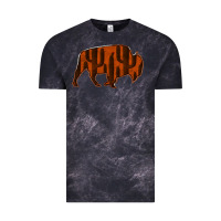 Cloud Black Red Cactus Bison Silhouette Vintage Tee - Bettercallsaul