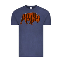 Vintage Denim Red Cactus Bison Silhouette Vintage Tee - Bettercallsaul