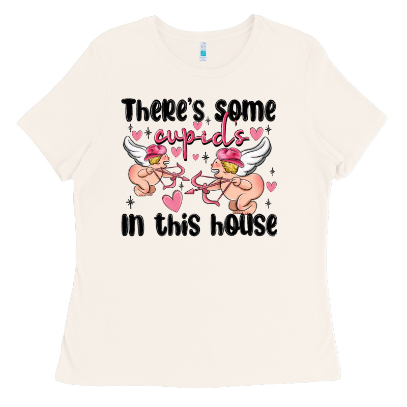 There's Some Cupid's In This House Ladies Tee by MaliasSmallBusiness | Teevron