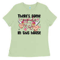 Matcha there's some cupid's in this house Ladies Tee - MaliasSmallBusiness