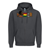 Smoke Power Juneteenth Zipper Hoodie - FaDigitalArtStudio