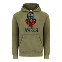 Vintage Olive Peace Love America Vintage Hoodie - Bettercallsaul