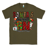 Army Green santa's favorite rn Classic Tee - Jasminsmagicworld