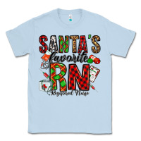 Dusty Blue santa's favorite rn Classic Tee - Jasminsmagicworld