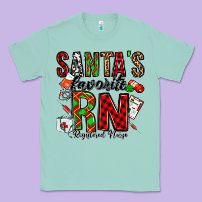 Santa's Favorite Rn Classic Tee Designed By Jasminsmagicworld