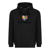 Black totally au some Heavyweight Hoodie - CowhideDigitalArt