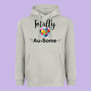 Totally Au Some Heavyweight Hoodie Designed By Cowhidedigitalart