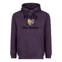 Plum totally au some Heavyweight Hoodie - CowhideDigitalArt